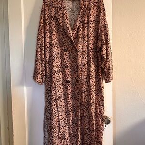 Free People Daria Shirtdress Duster Dress